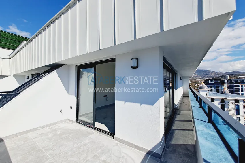 Purchase Duplex apartment with sea view and fine finishing — Alanya, Mahmutlar district 18 