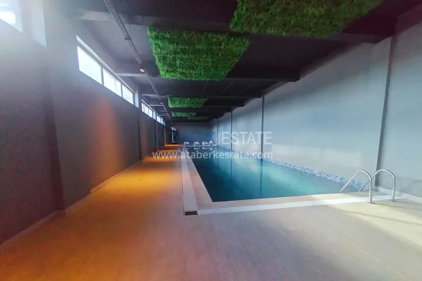 1+1 apartment for rent with new furniture in Payallar, Alanya A26 19 