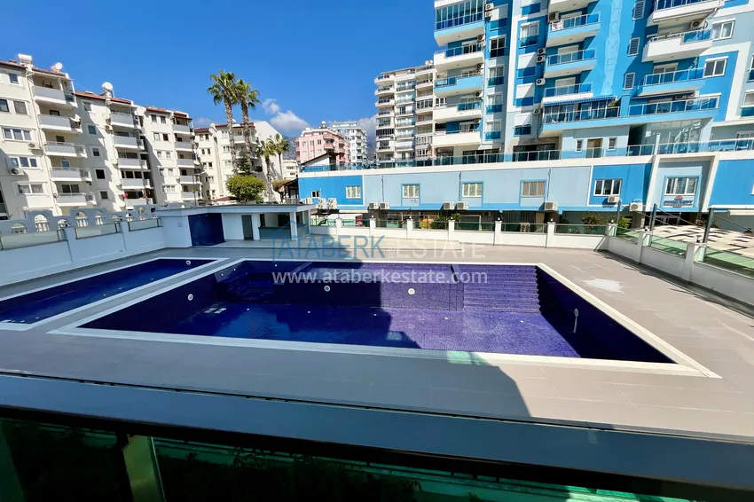 Purchase Turnkey 1+1 apartment with sea view in a complex on the beachfront — Mahmutlar, Alanya 18 