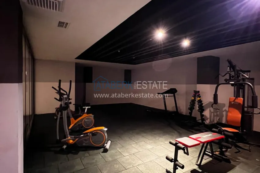 One bedroom apartment with furniture and sea view at a bargain price — Kargicak, Alanya 18 