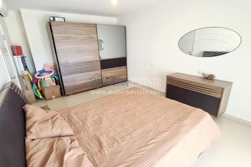 Purchase Apartment 2+1 with furniture and sea view — luxury complex in Kargicak 18 