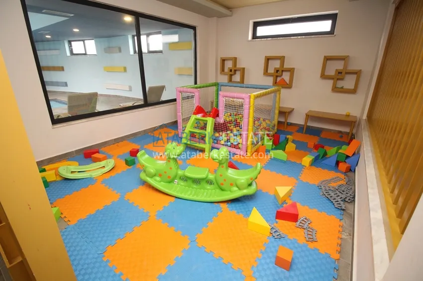 Furnished one-bedroom apartment for rent in a prestigious residence — Oba district, Alanya B1 18 