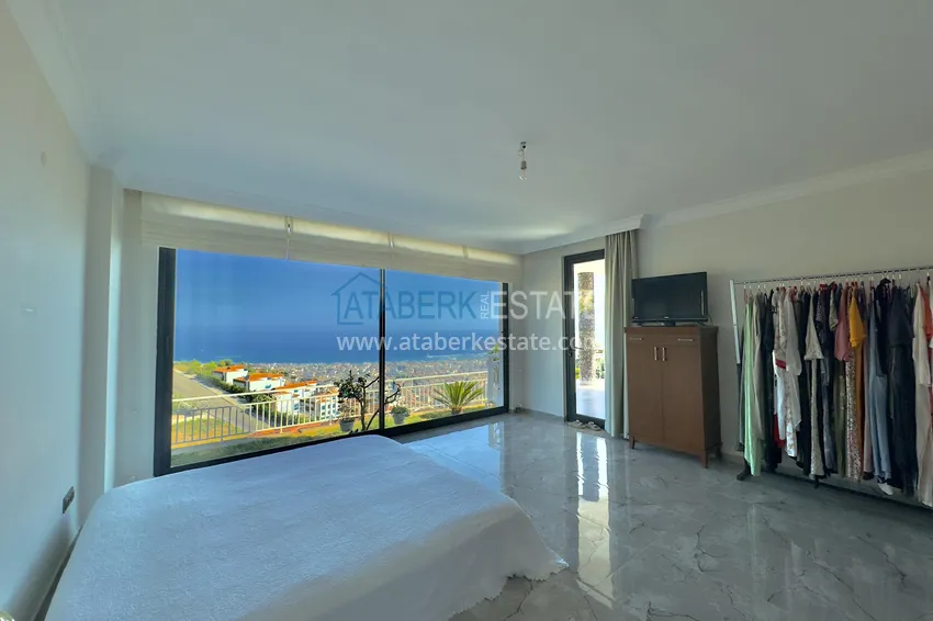 Purchase Luxury villa in Alanya — Bektash district. Panoramic view, stylish design, suitable for citizenship! 19