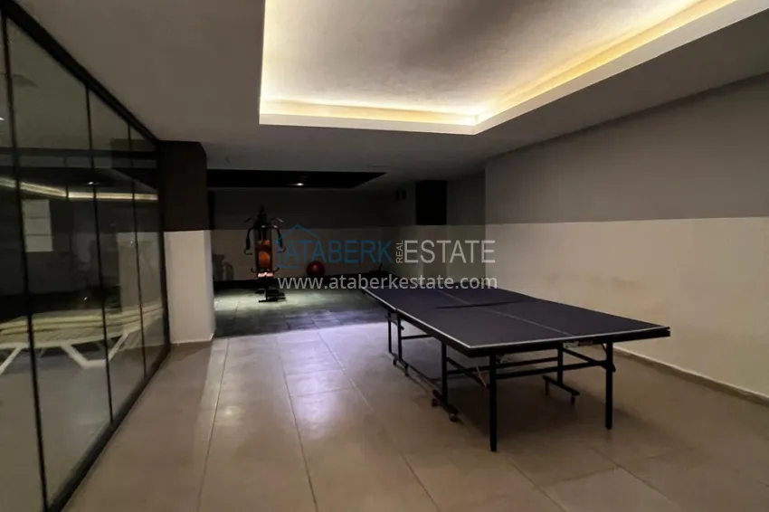 One bedroom apartment with furniture and sea view at a bargain price — Kargicak, Alanya 19 