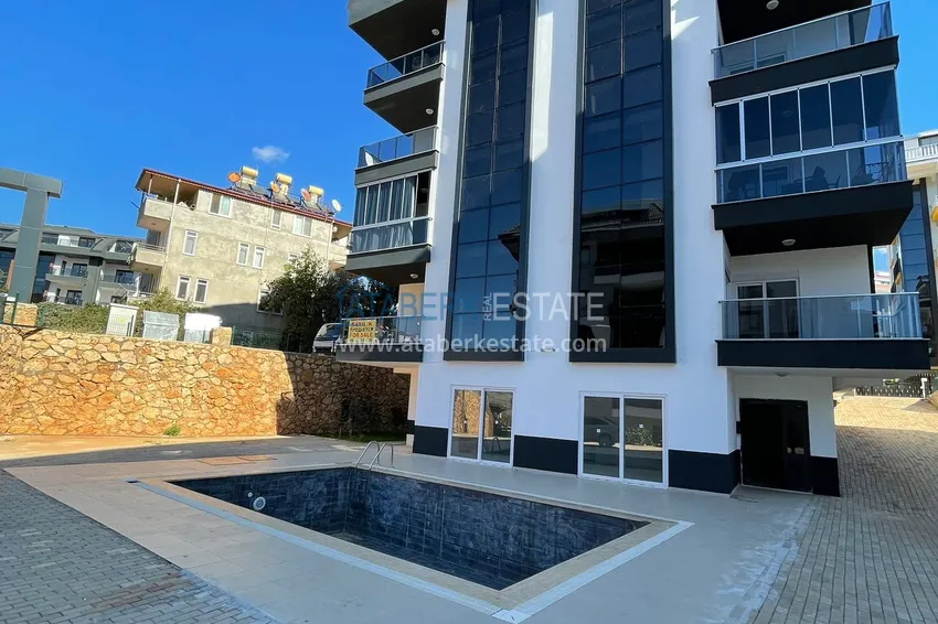 Two-bedroom apartment with a fine finish in the promising area of Verkhnyaya Oba 1