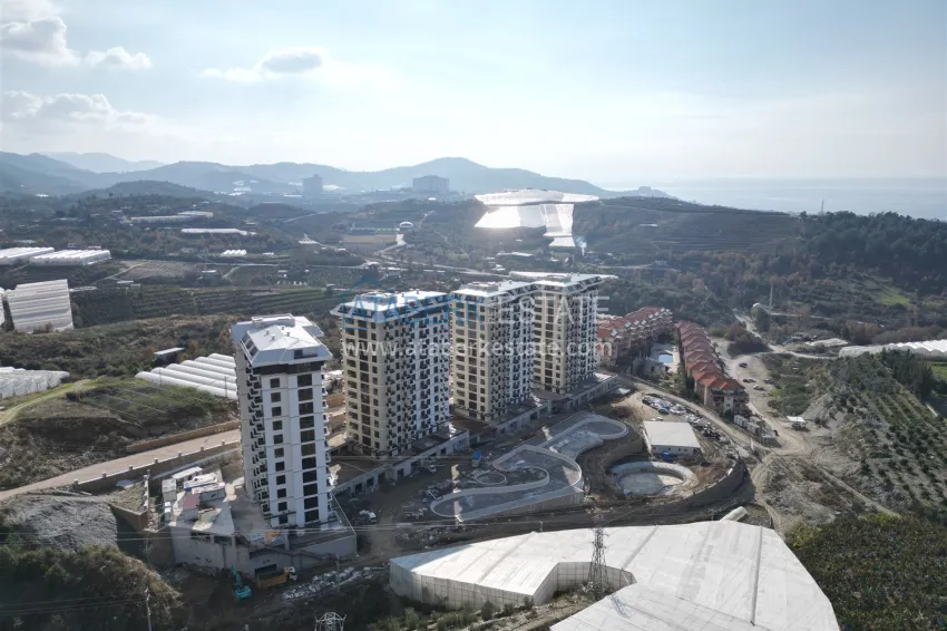 Investor offer: One-bedroom apartment with mountain views in a premium complex — Alanya, Mahmutlar 2