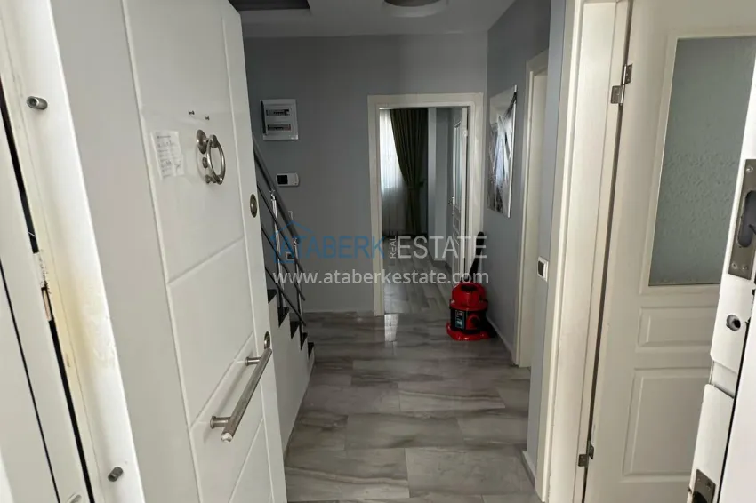Purchase Two-level apartment with furniture and sauna in Mahmutlar — real estate for citizenship 1