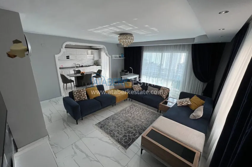 Purchase Panoramic linear apartment with furniture in Mersin — Davultepe, just 250 meters from the sea 2 