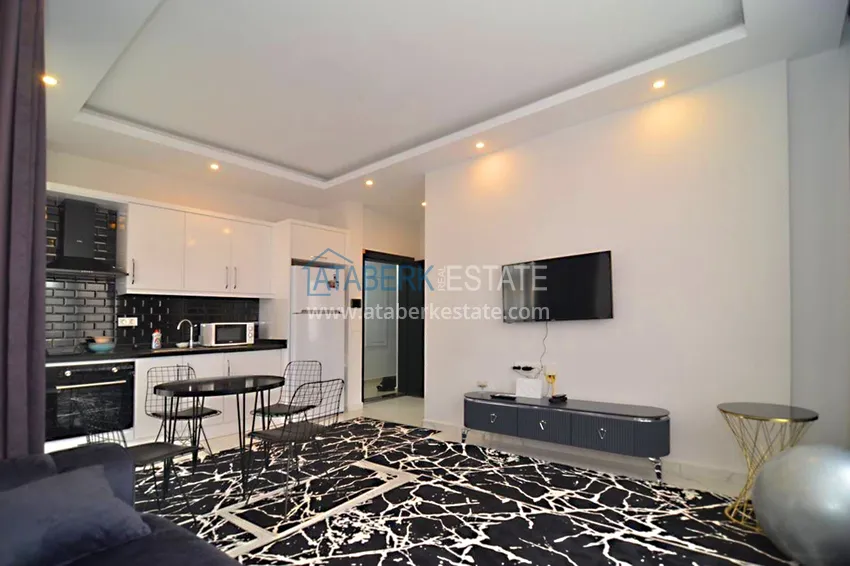 Purchase  One bedroom apartment with furniture in Alanya, Oba district 1 