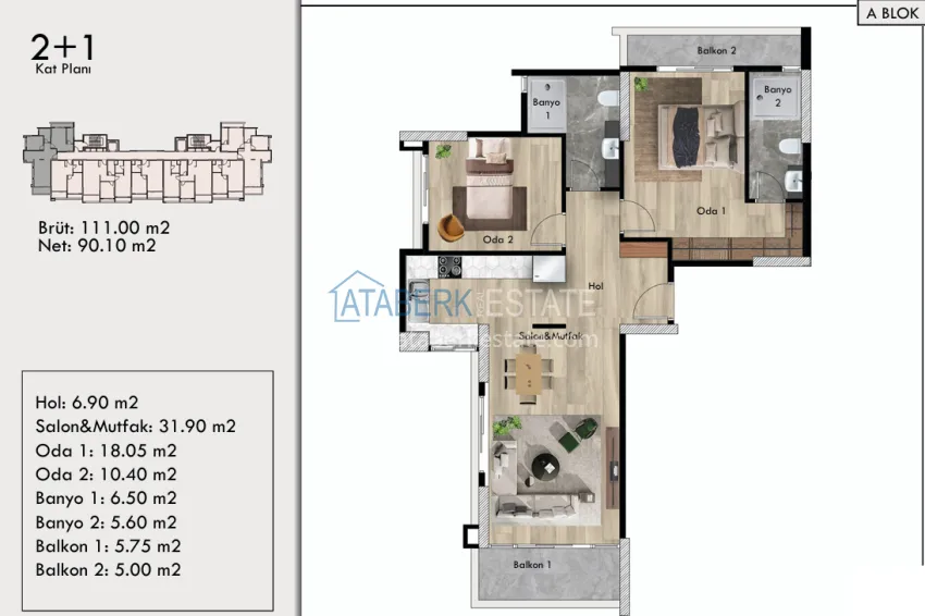 Buy cheap Elite residence under construction in Mersin, Tomyuk district 7