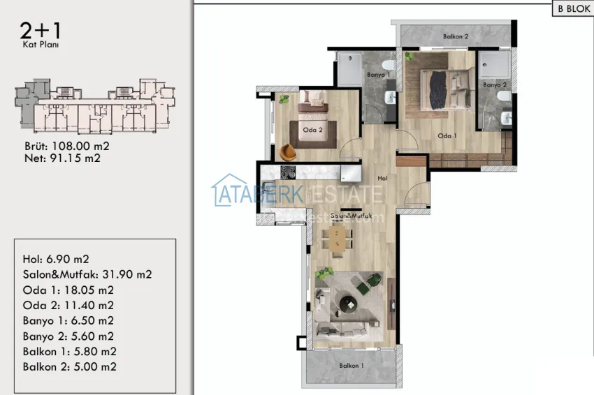 Buy cheap Elite residence under construction in Mersin, Tomyuk district 15
