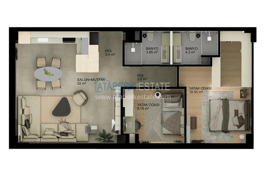 Buy cheap Luxury residential complex in the resort area of Kundu, Antalya — a hotel-type concept project 7 