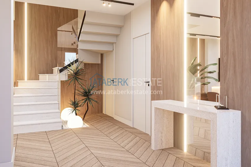 Purchase  Buy a house in Antalya - Lara, Guzeloba. Townhouse under construction. Citizenship Real Estate 2 