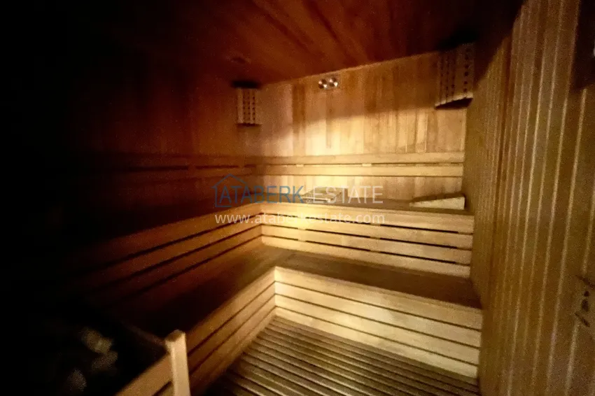 One bedroom apartment with furniture and sea view at a bargain price — Kargicak, Alanya 20 