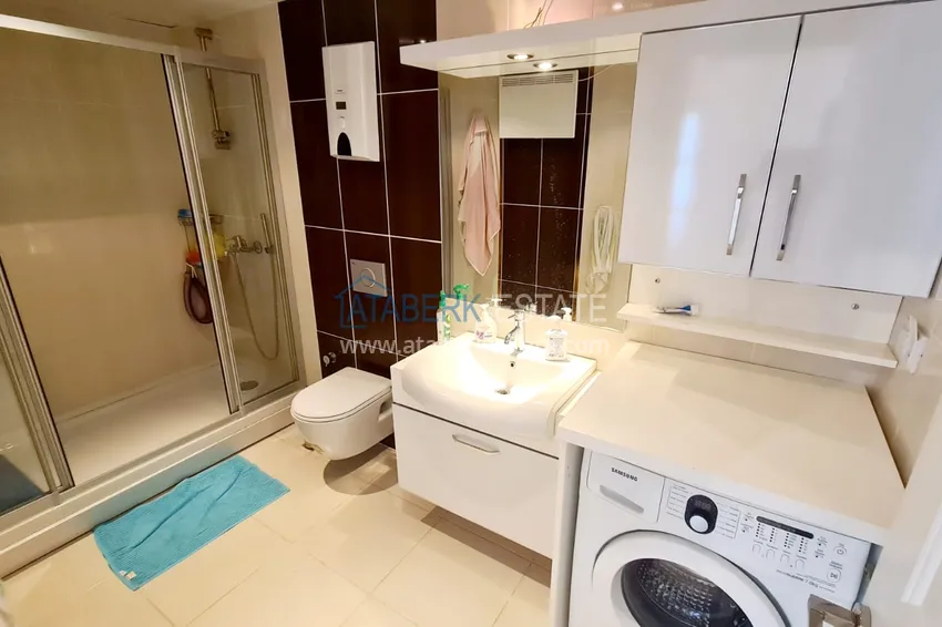 Purchase Apartment 2+1 with furniture and sea view — luxury complex in Kargicak 20 