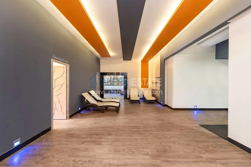 Furnished apartment in Avsallar with a glazed balcony in a hotel-type complex — directly from the owner 31 