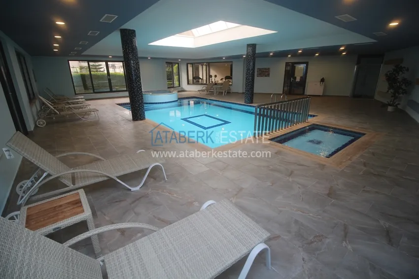Furnished one-bedroom apartment for rent in a prestigious residence — Oba district, Alanya B1 20 