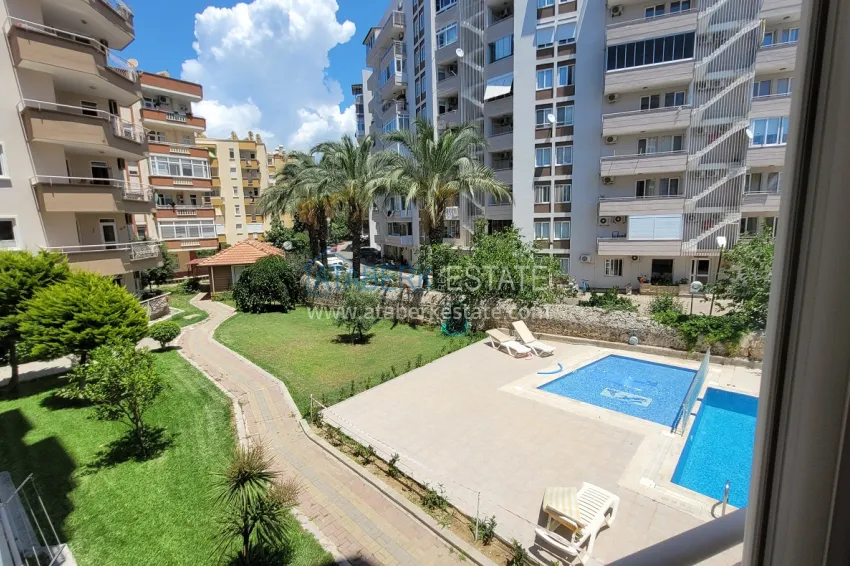 Purchase Real estate for a residence permit. Two-bedroom apartment with furniture and views of the Dim River — Alanya, Tosmur 18 