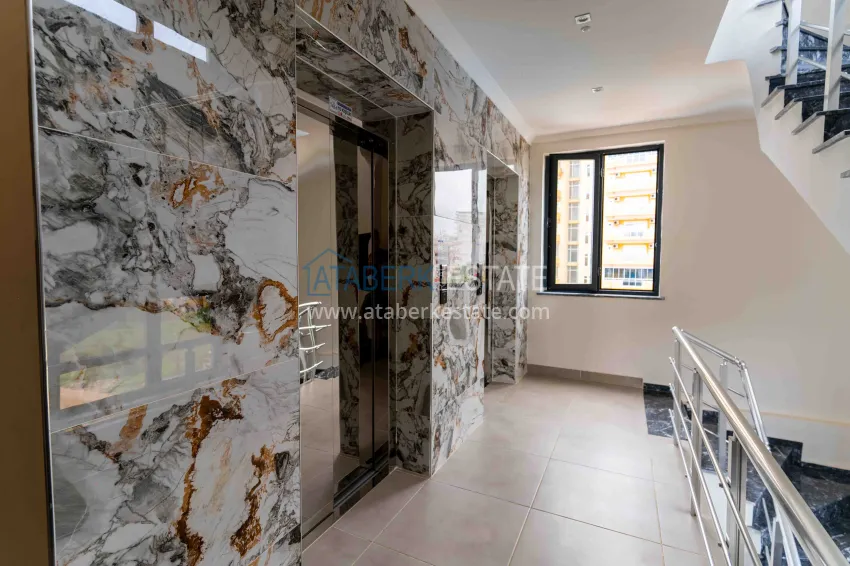 One bedroom apartment with furniture and sea view at a bargain price — Kargicak, Alanya 21 