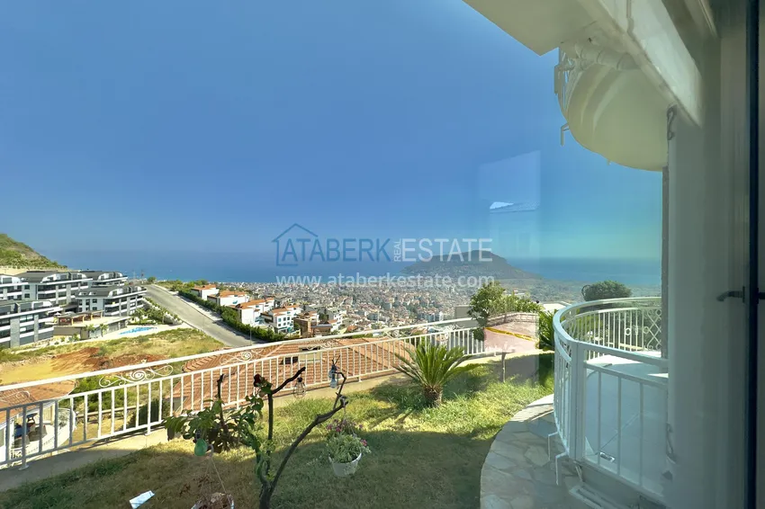 Purchase Luxury villa in Alanya — Bektash district. Panoramic view, stylish design, suitable for citizenship! 21