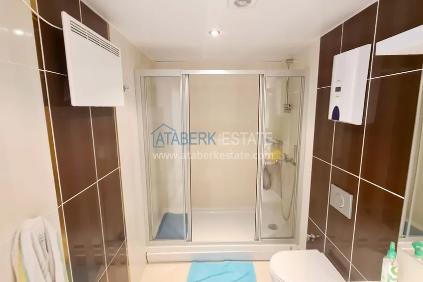 Purchase Apartment 2+1 with furniture and sea view — luxury complex in Kargicak 21 