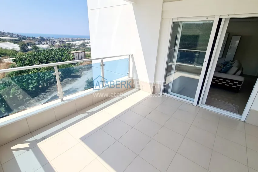 Purchase Apartment 2+1 with furniture and sea view — luxury complex in Kargicak 23 