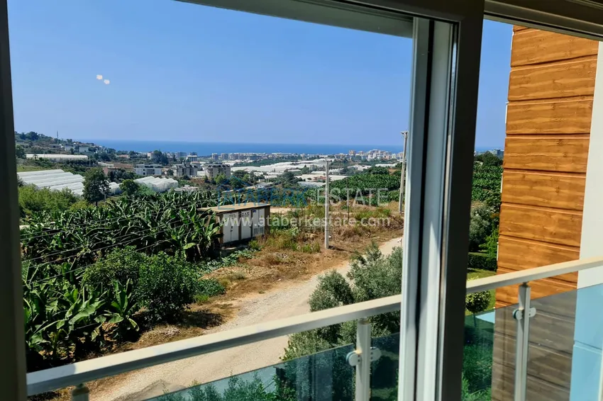 Purchase Apartment 2+1 with furniture and sea view — luxury complex in Kargicak 26 