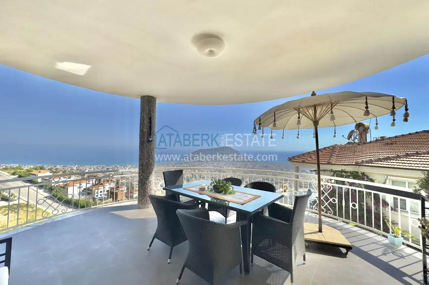 Purchase Luxury villa in Alanya — Bektash district. Panoramic view, stylish design, suitable for citizenship! 28