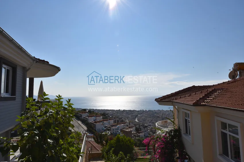Purchase Luxury villa in Alanya — Bektash district. Panoramic view, stylish design, suitable for citizenship! 29
