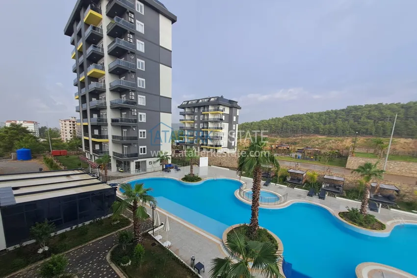 Finely finished one-bedroom apartment in Alanya, Avsallar district 2 