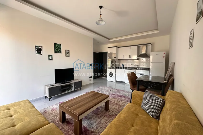 Purchase  One-bedroom apartment in Mahmutlar with new modern furniture  2 