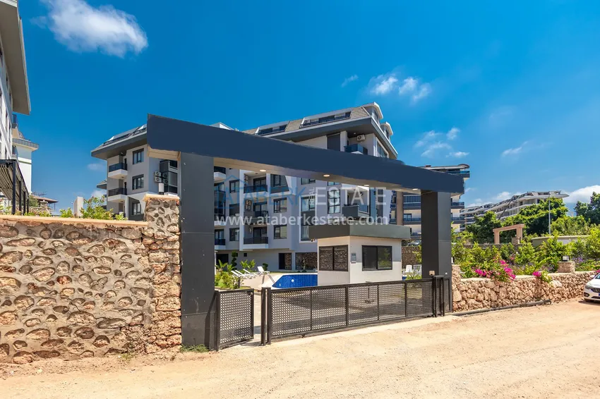 One bedroom apartment with furniture in Alanya, Oba district 2 