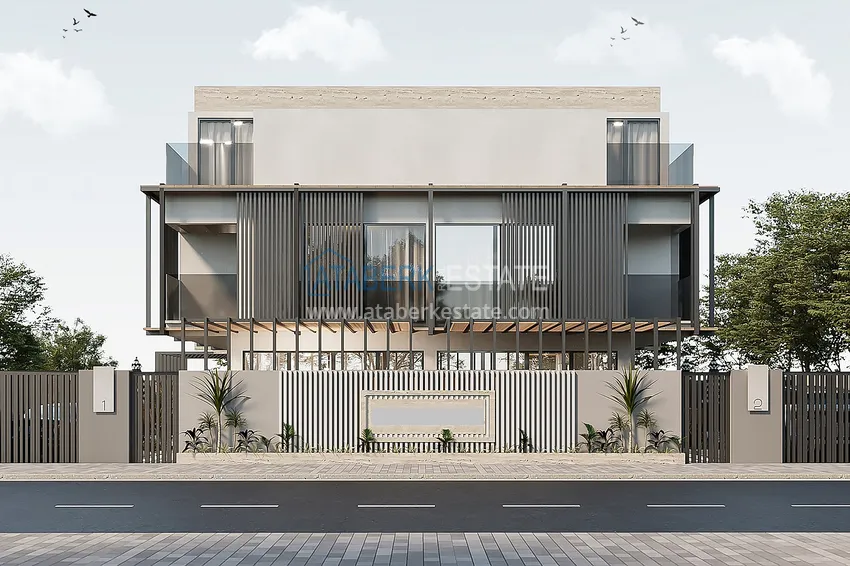 Buy a house in Antalya - Lara, Guzeloba. Townhouse under construction. Citizenship Real Estate 3 