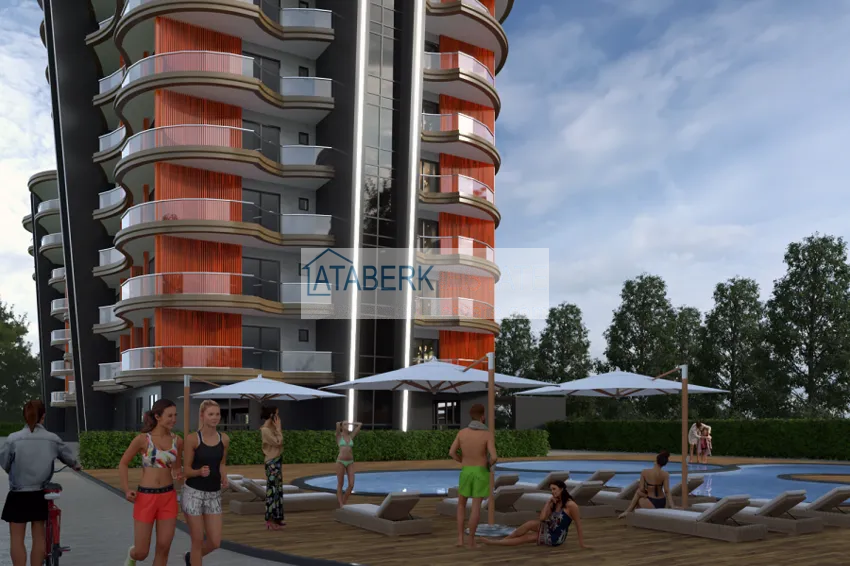 Panoramic views and comfort — 1+1 and 2+1 apartments in a stylish complex, Mahmutlar, Alanya 3 