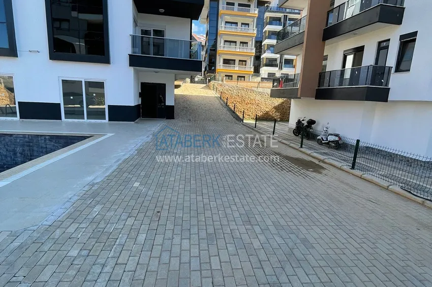 Two-bedroom apartment with a fine finish in the promising area of Verkhnyaya Oba 3