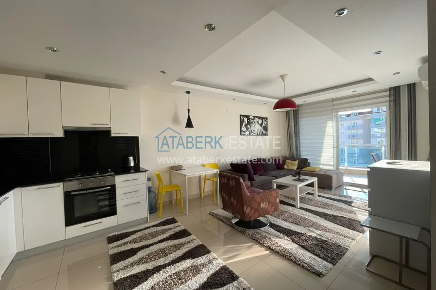 Purchase  Apartment 1+1 with furniture and the possibility of obtaining a residence permit and citizenship — Cikcilli district, Alanya 3 