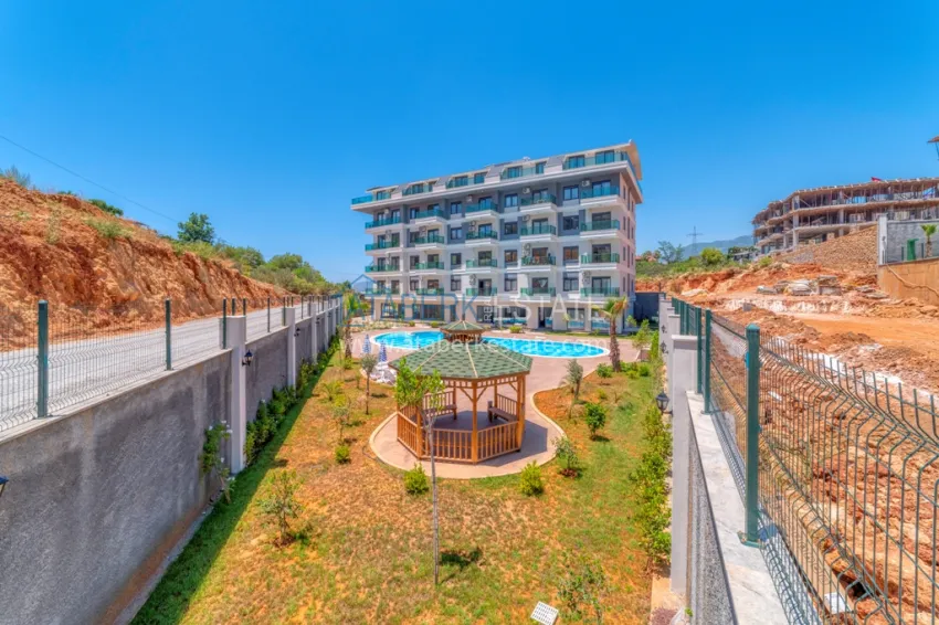 2+1 duplex penthouse with new furniture and mountain views in Oba, Alanya 3