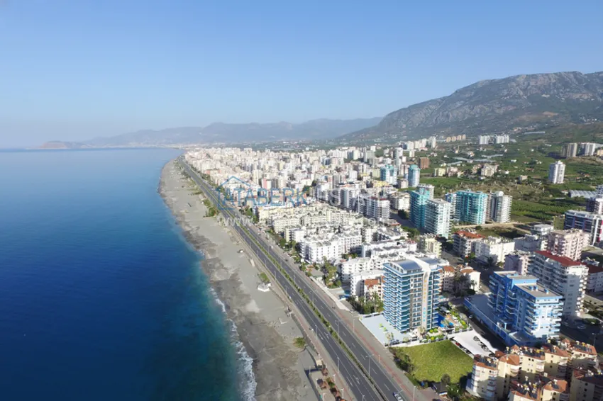 Turnkey 1+1 apartment with sea view in a complex on the beachfront — Mahmutlar, Alanya 3 