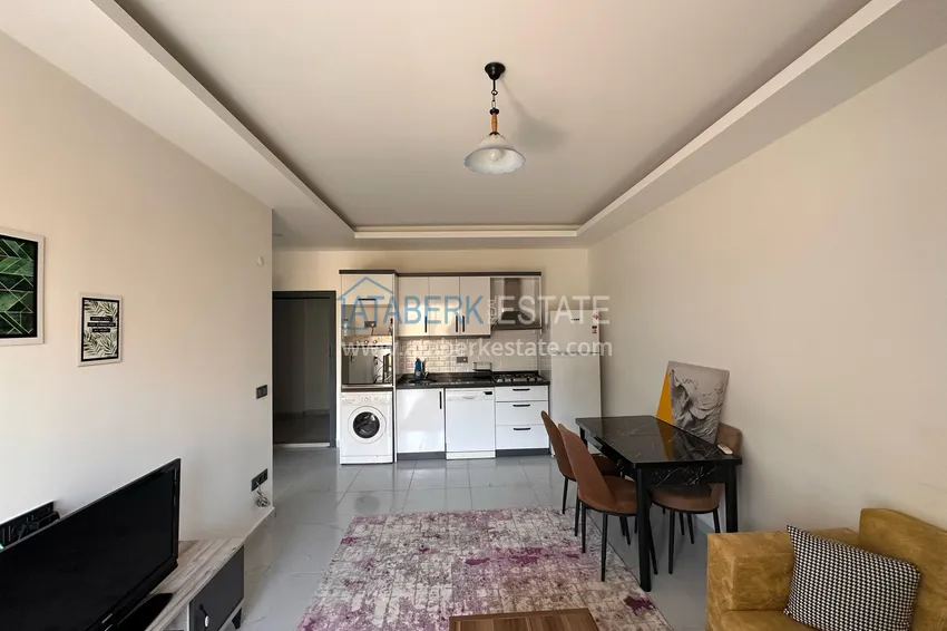 Purchase  One-bedroom apartment in Mahmutlar with new modern furniture  3 