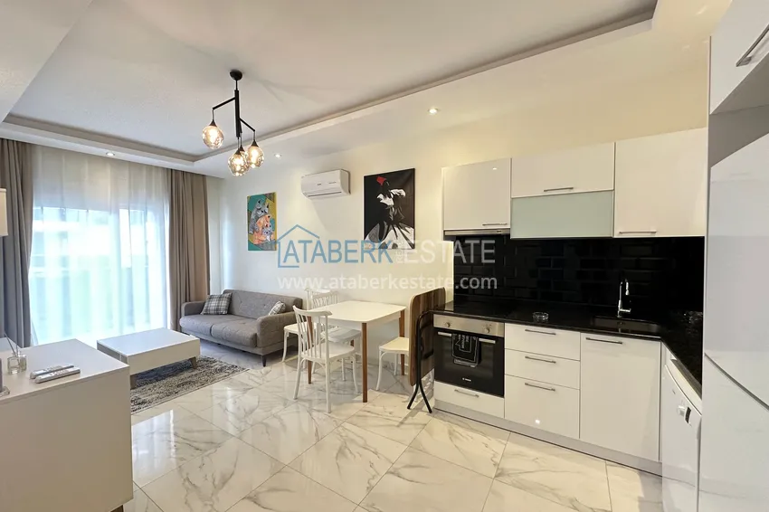 Purchase One bedroom apartment with furniture in a cozy complex — Kestel, Alanya 3