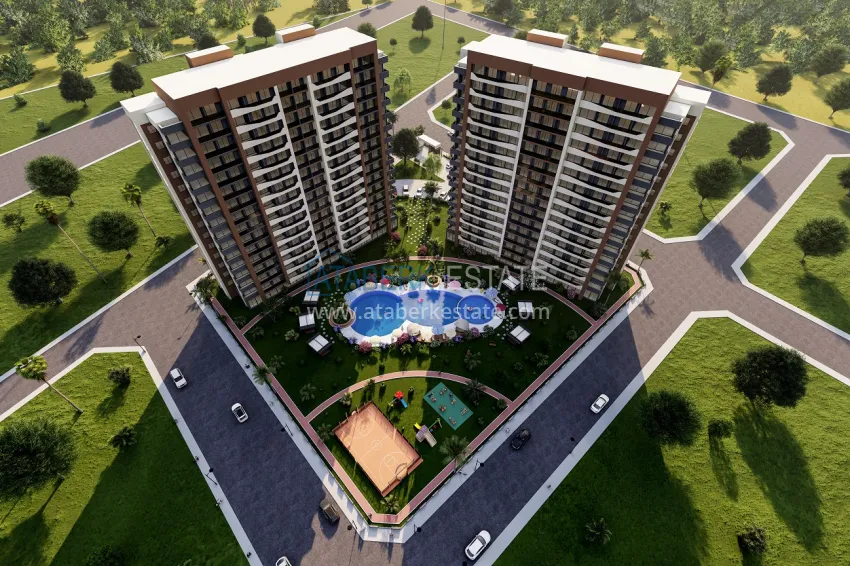 Elite residence under construction in Mersin, Tomyuk district 3