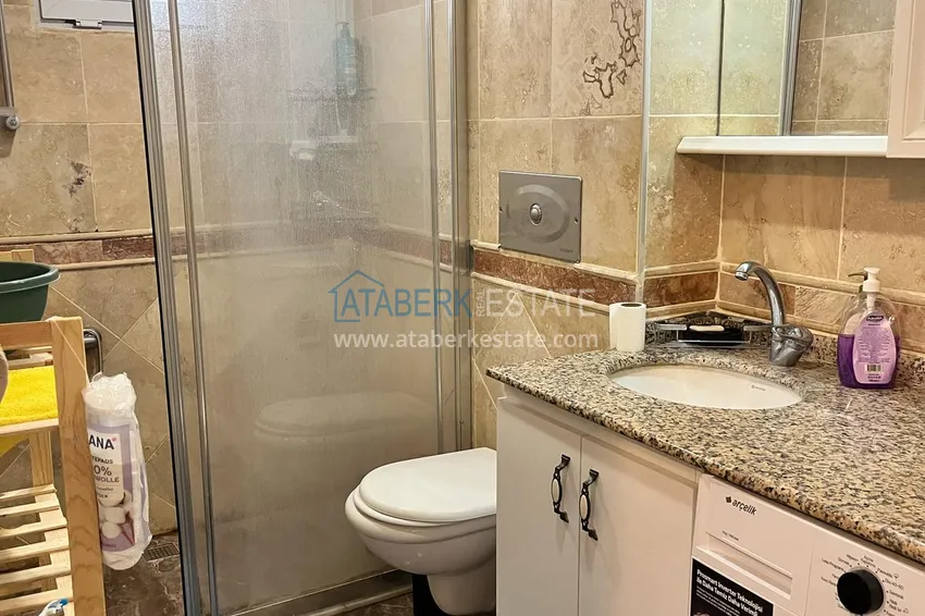 Purchase  1+1 apartment of 72 m2 in the center of Alanya with new furniture and two balconies - Cleopatra beach area 3 