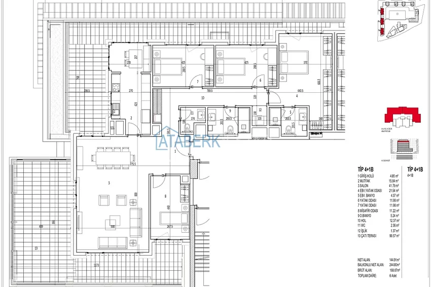 Buy cheap An exclusive investment project in the center of Antalya — Muratpasa  18 