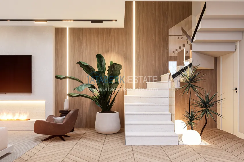 Purchase  Buy a house in Antalya - Lara, Guzeloba. Townhouse under construction. Citizenship Real Estate 5 