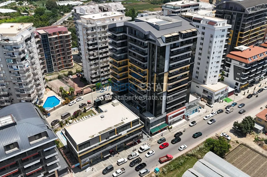 Two bedroom apartment with panoramic sea and mountain views in the center of Mahmutlar 4 