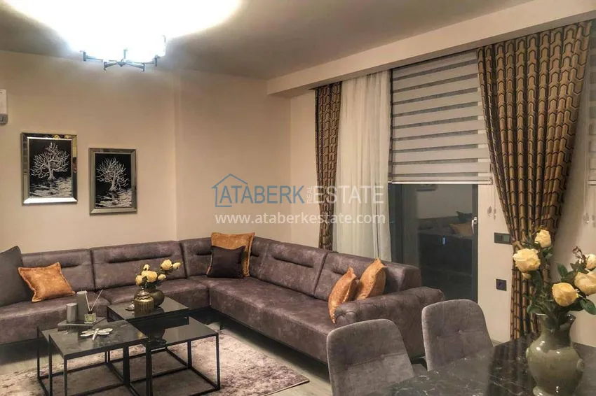 Purchase Two bedroom apartment with panoramic sea and mountain views in the center of Mahmutlar 4 