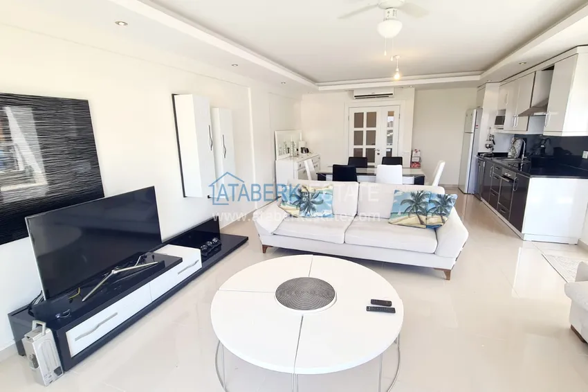 Purchase Apartment 2+1 with furniture and sea view — luxury complex in Kargicak 4 