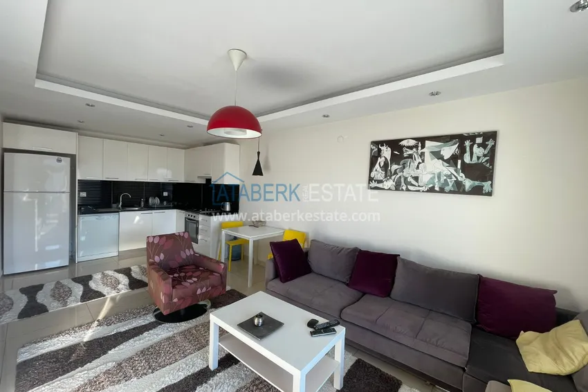 Purchase  Apartment 1+1 with furniture and the possibility of obtaining a residence permit and citizenship — Cikcilli district, Alanya 4 