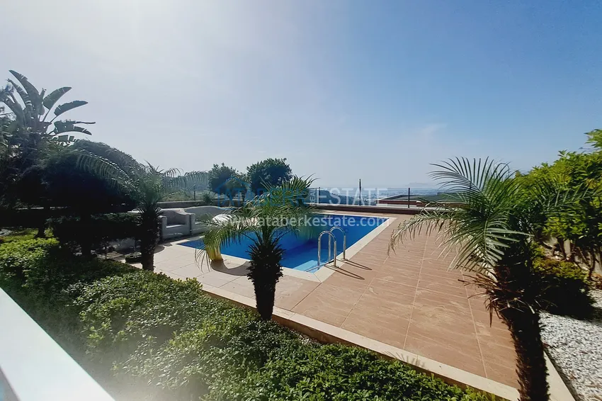 Luxury view villa with furniture and private pool in a luxury complex - Kargicak, Alanya 5 