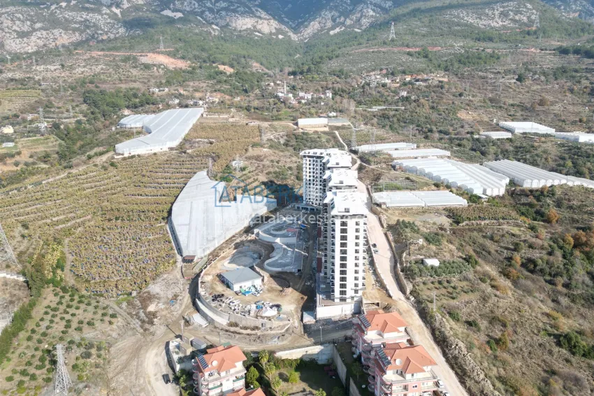 Investor offer: One-bedroom apartment with mountain views in a premium complex — Alanya, Mahmutlar 4